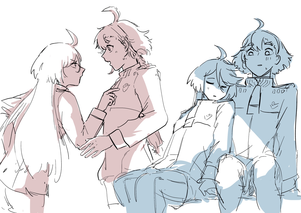 This is a pixiv picture whose title is スレミオ.