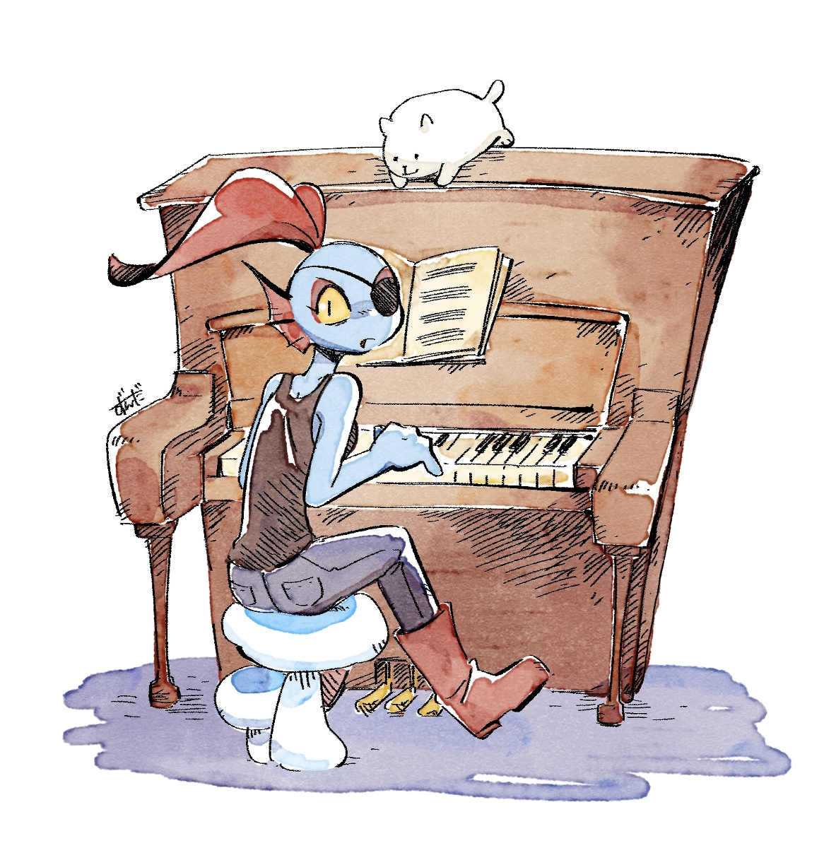 This is a pixiv picture whose title is UNDERTALE ＆ deltaruneまとめ⑬.