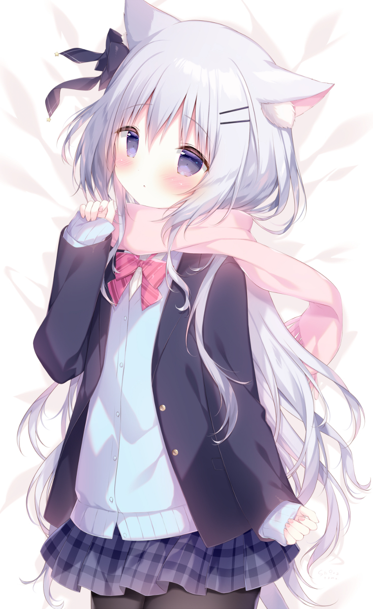 This is a pixiv picture whose title is 制服つららちゃん.