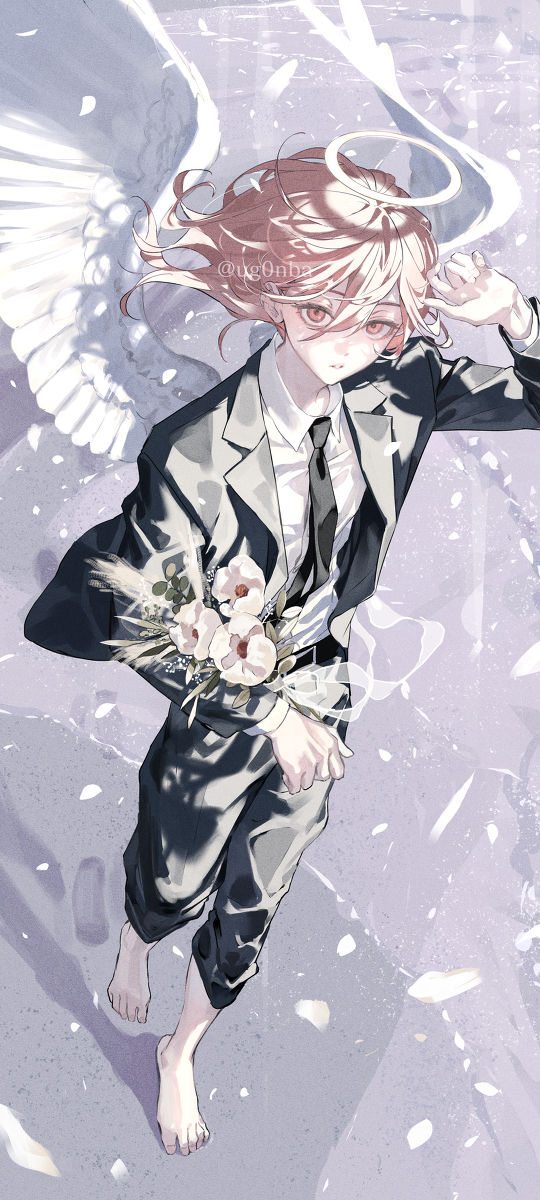 This is a pixiv picture whose title is 天使の悪魔.