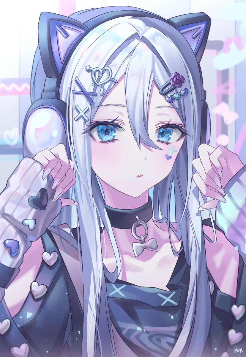 This is a pixiv picture whose title is 🐾.