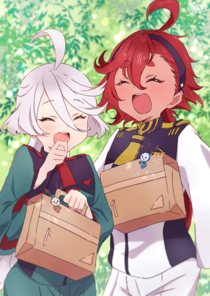 This is a pixiv picture whose title is お揃いのキーホルダー.