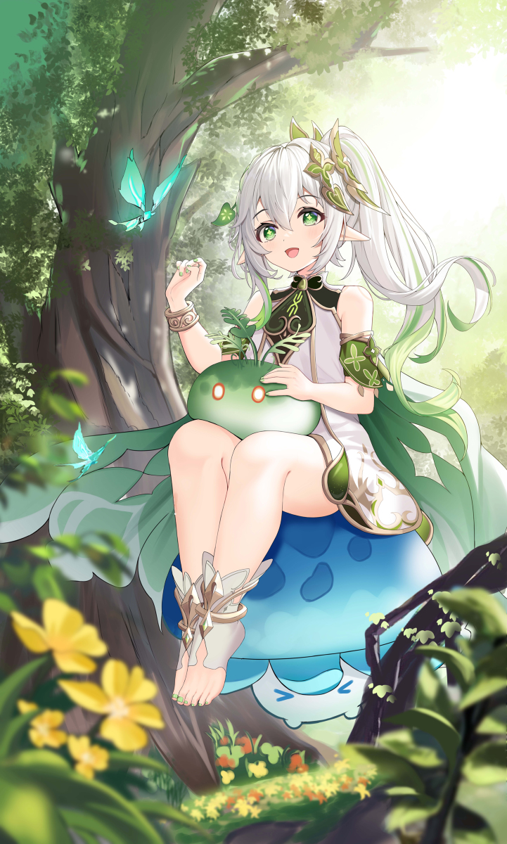 This is a pixiv picture whose title is 纳西妲.