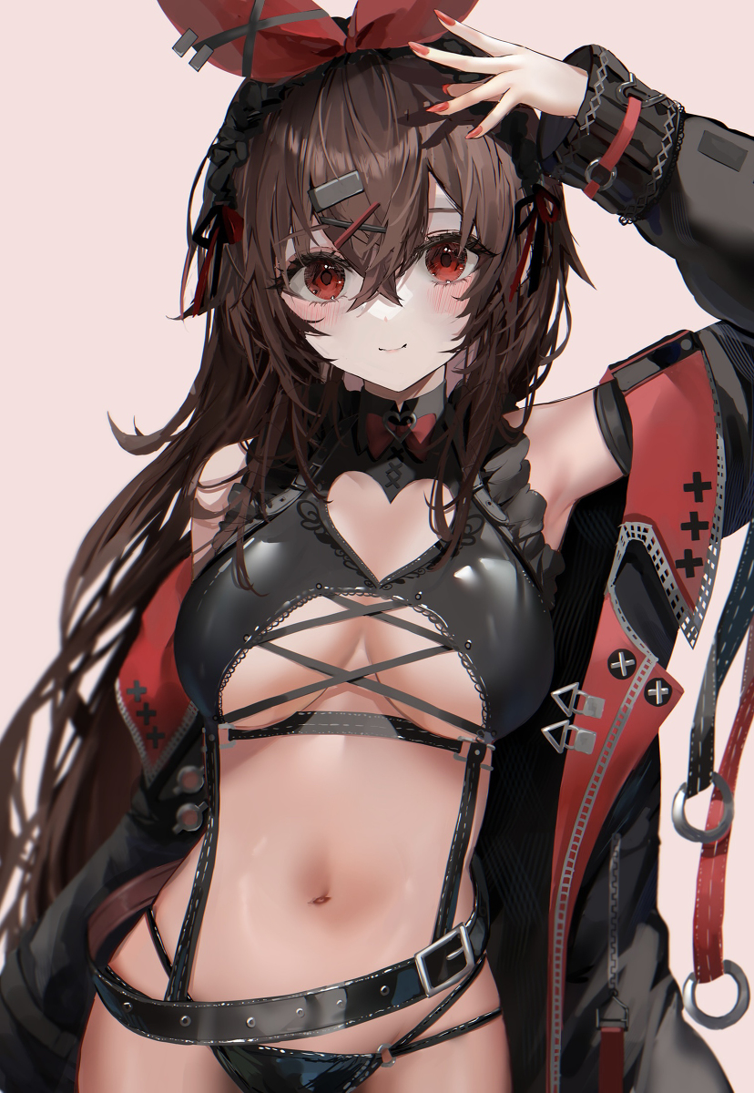 This is a pixiv picture whose title is ❤️アンバー🖤.