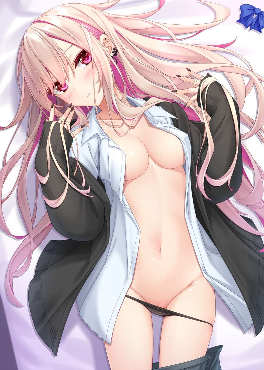 This is a pixiv picture whose title is 脱ぎ.