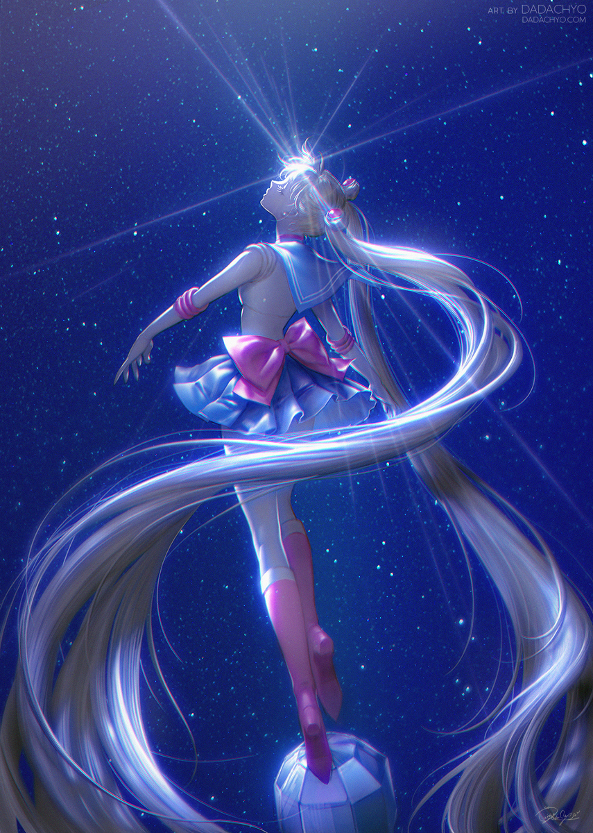 This is a pixiv picture whose title is Sailor Moon.