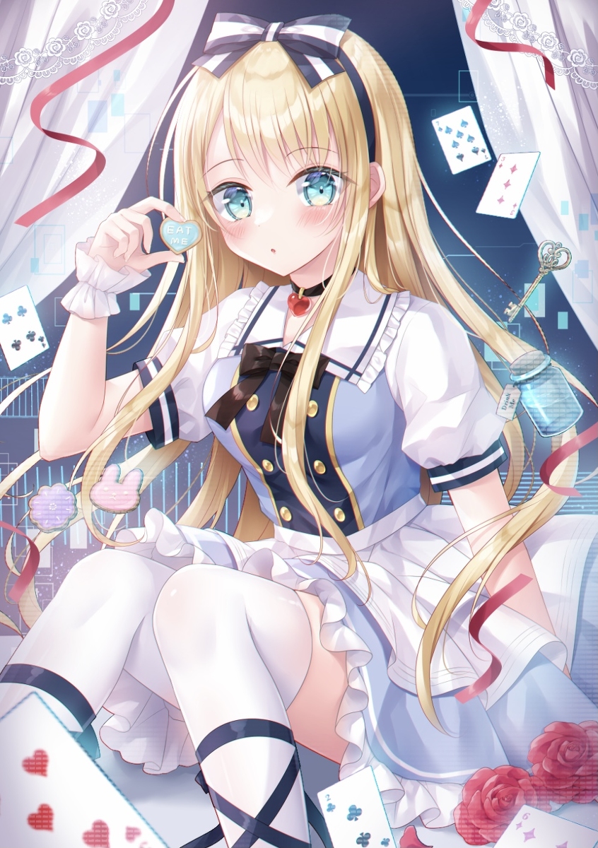 This is a pixiv picture whose title is ♦️♣️Virtual Alice♠️♥️.