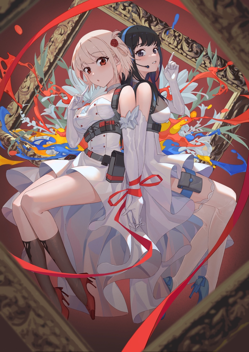 This is a pixiv picture whose title is 羁绊.