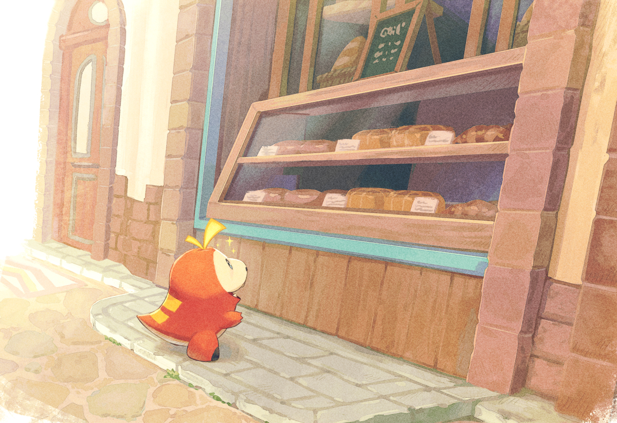 This is a pixiv picture whose title is 🥯🥖🥐🍞🥪🐊✨.