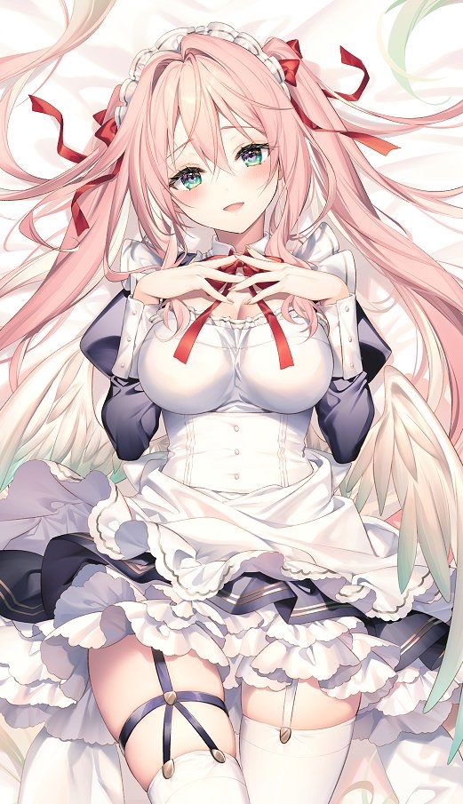 This is a pixiv picture whose title is メイドな看板娘.