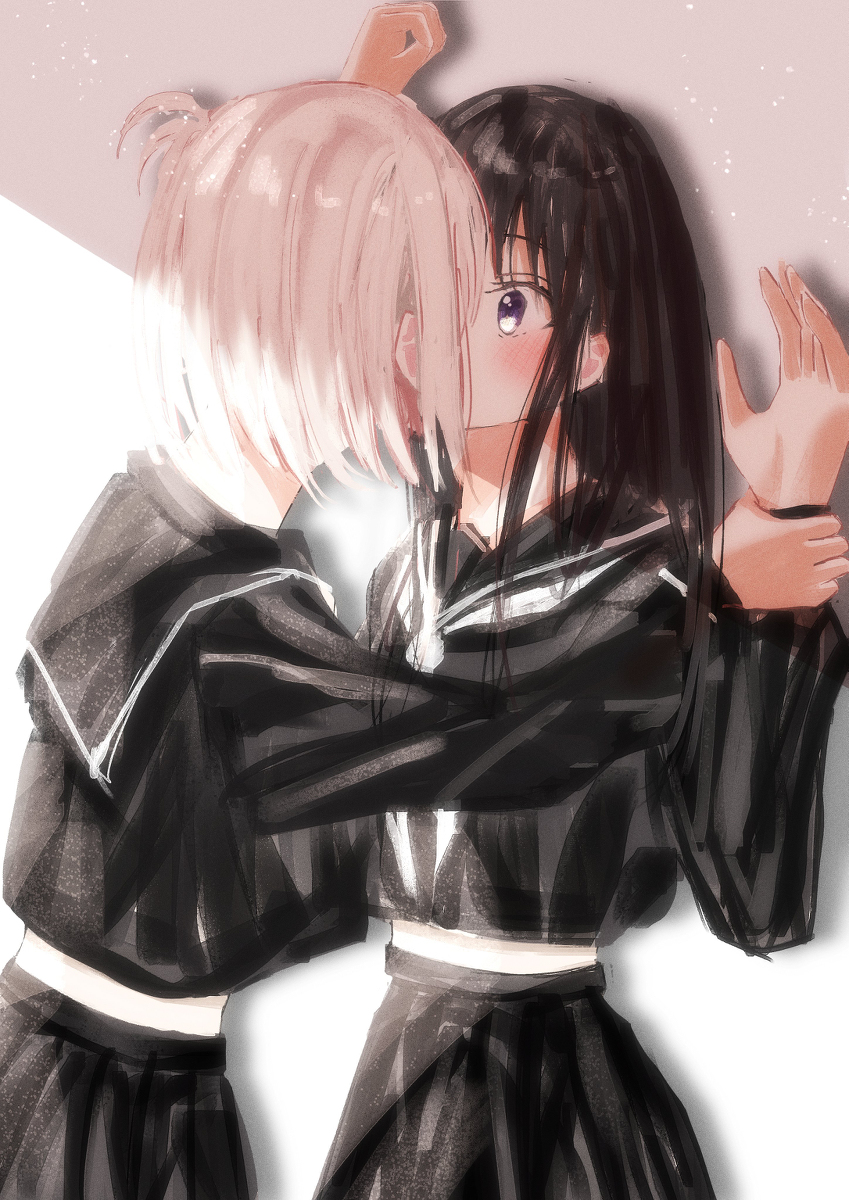 This is a pixiv picture whose title is 79日目、壁ドンキス.