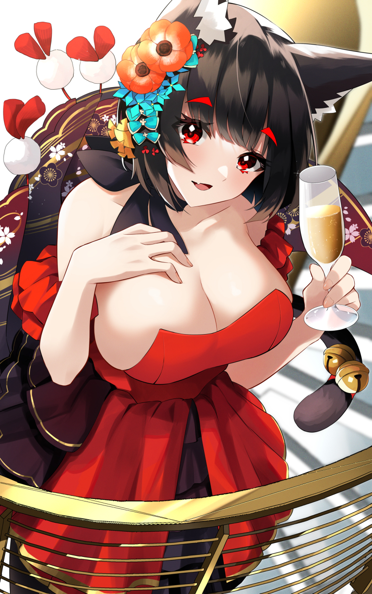 This is a pixiv picture whose title is ドレス山城.
