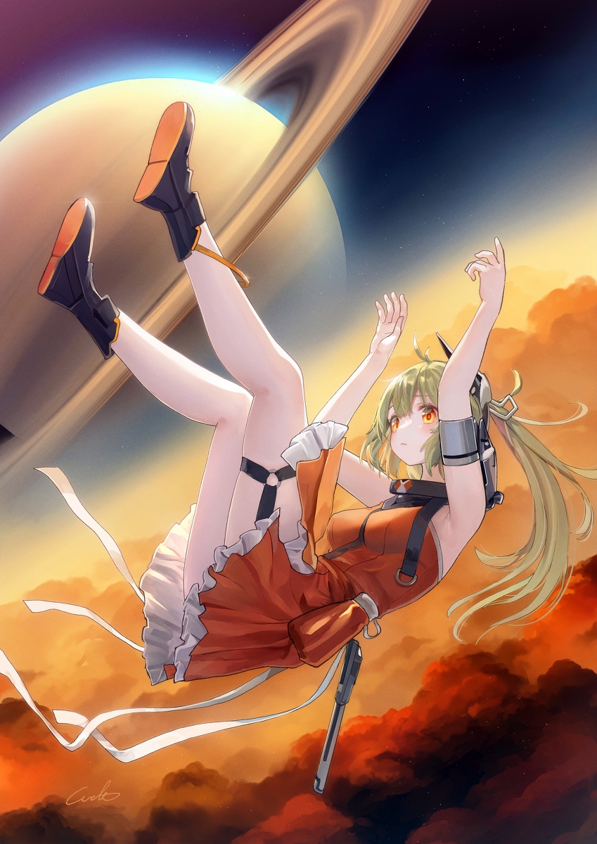 This is a pixiv picture whose title is タイタンの冷たい空.