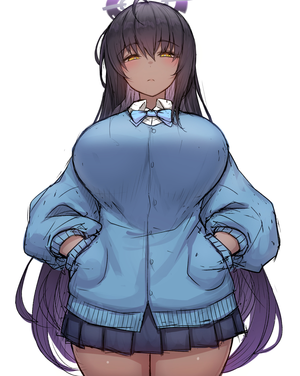 This is a pixiv picture whose title is 制服カリンちゃん.