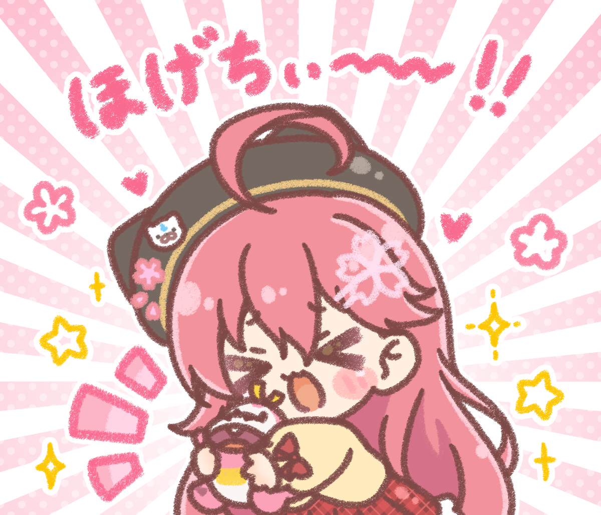 This is a pixiv picture whose title is ㊗ほげちみこち🐣.