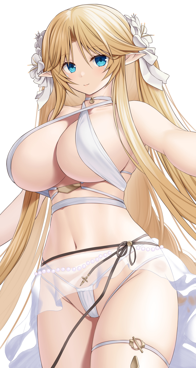 This is a pixiv picture whose title is ブレスト[蒼海の織歌].