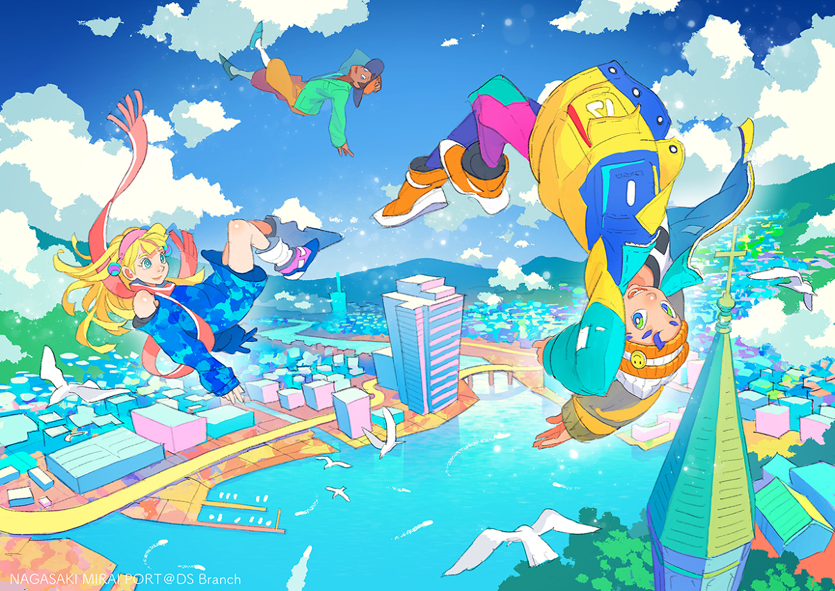 This is a pixiv picture whose title is NAGASAKI MIRAI PORT＠DS Branch.