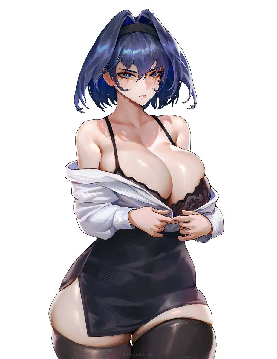 This is a pixiv picture whose title is Ouro Kronii : Hololive.