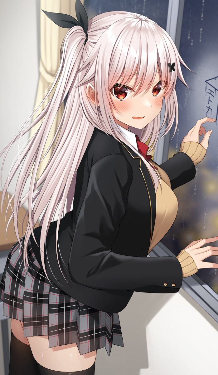 This is a pixiv picture whose title is 「これはその…違くて…！」.