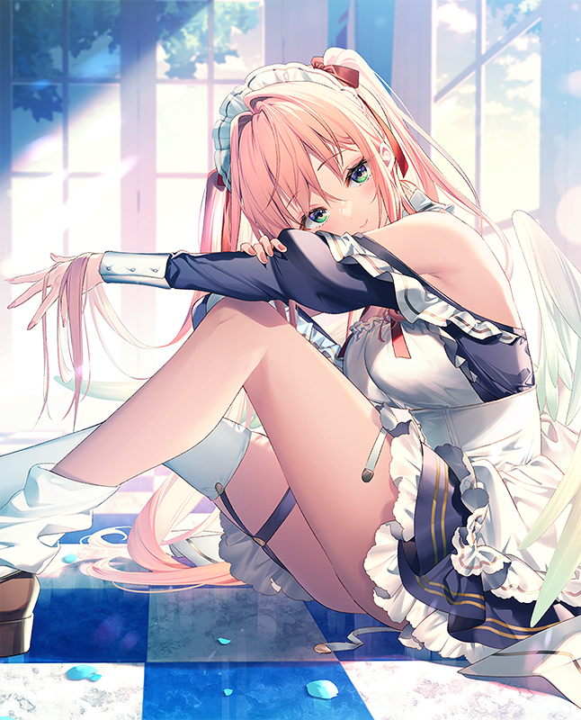 This is a pixiv picture whose title is 「あなたを待ってたの」.
