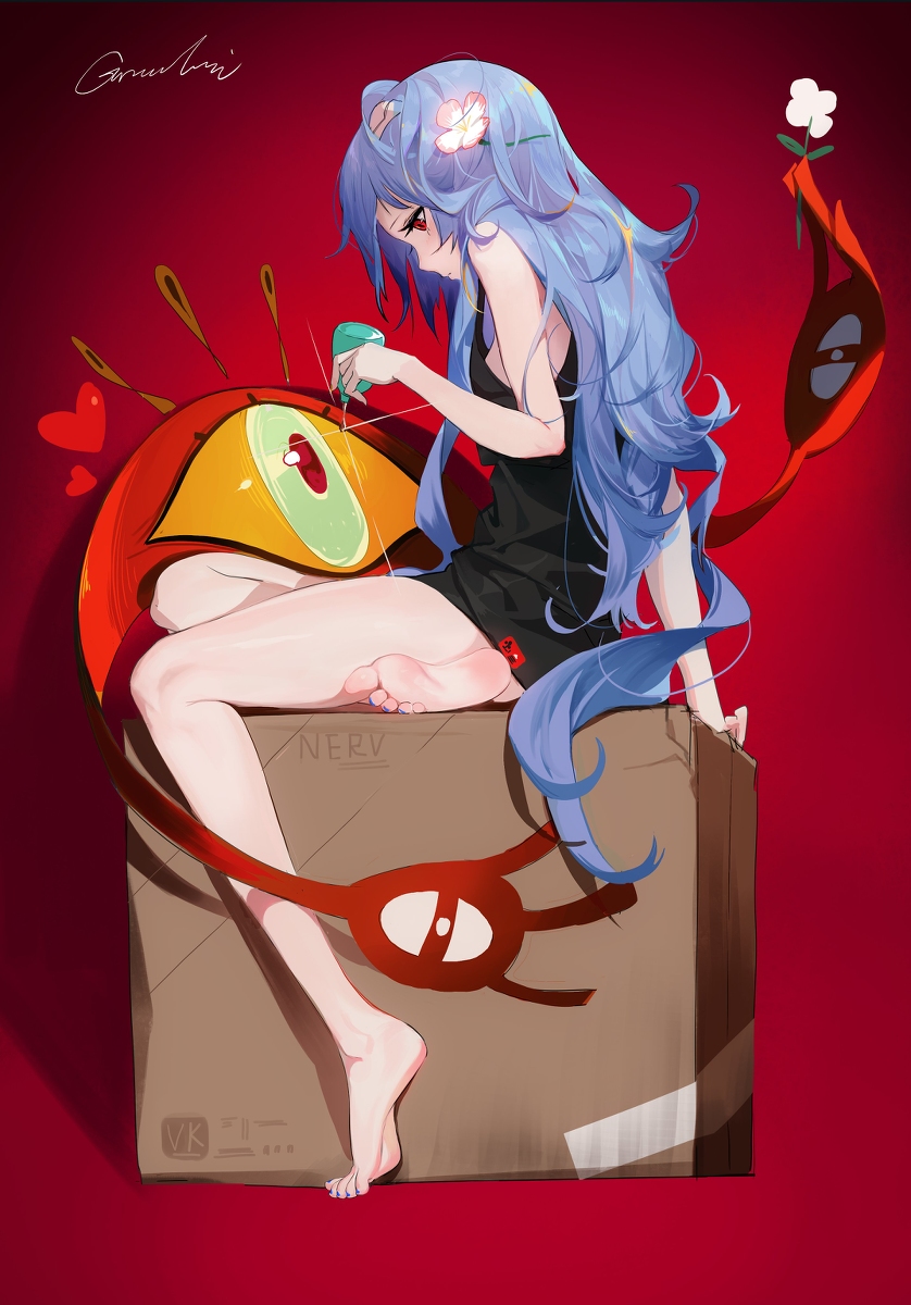 This is a pixiv picture whose title is 綾波レイ.
