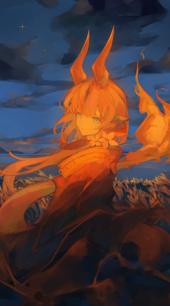 This is a pixiv picture whose title is 葦草.
