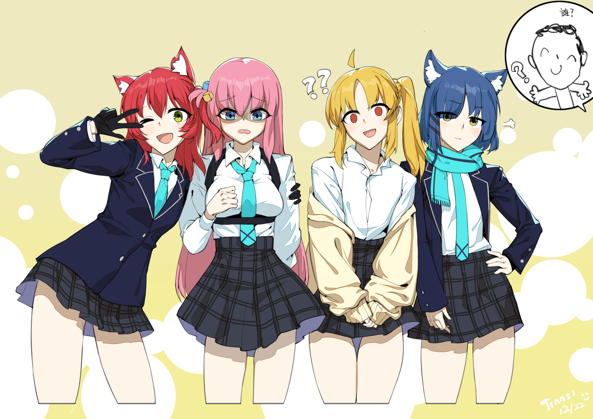 This is a pixiv picture whose title is 合影.