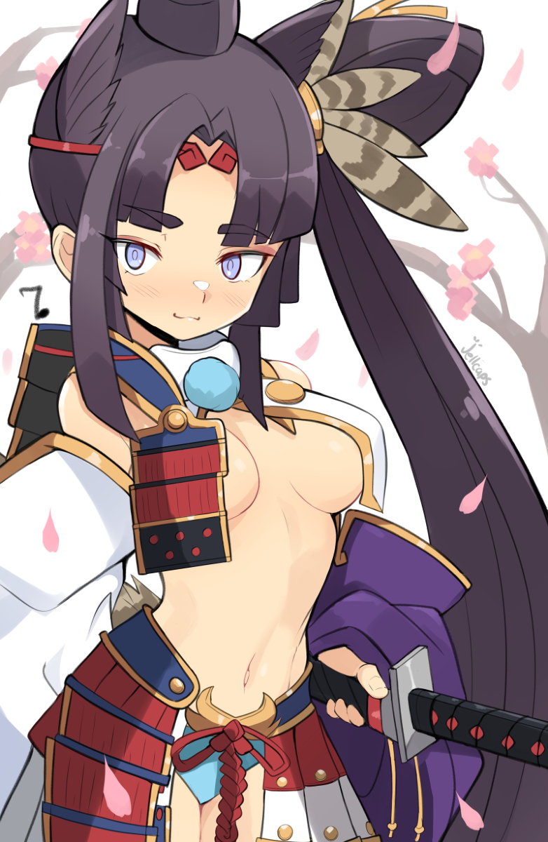 This is a pixiv picture whose title is Ushiwakamaru.