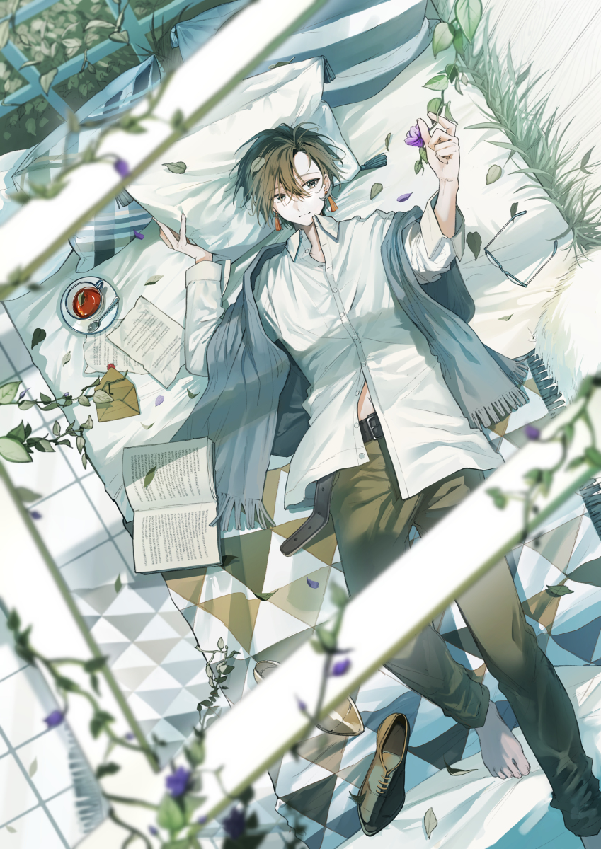 This is a pixiv picture whose title is Sunroom.
