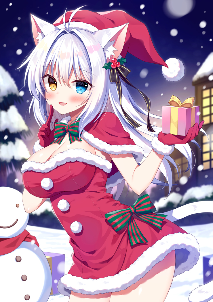 This is a pixiv picture whose title is Merry Christmas.