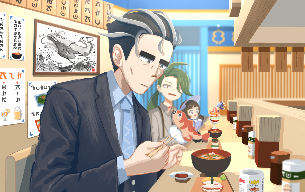 This is a pixiv picture whose title is オレスシ.
