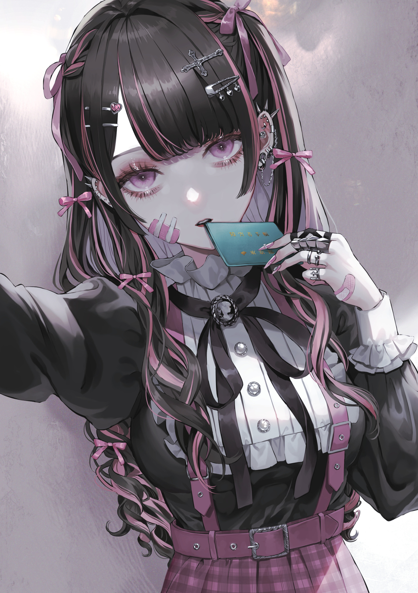 This is a pixiv picture whose title is # 病み垢さんと繋がりたい.