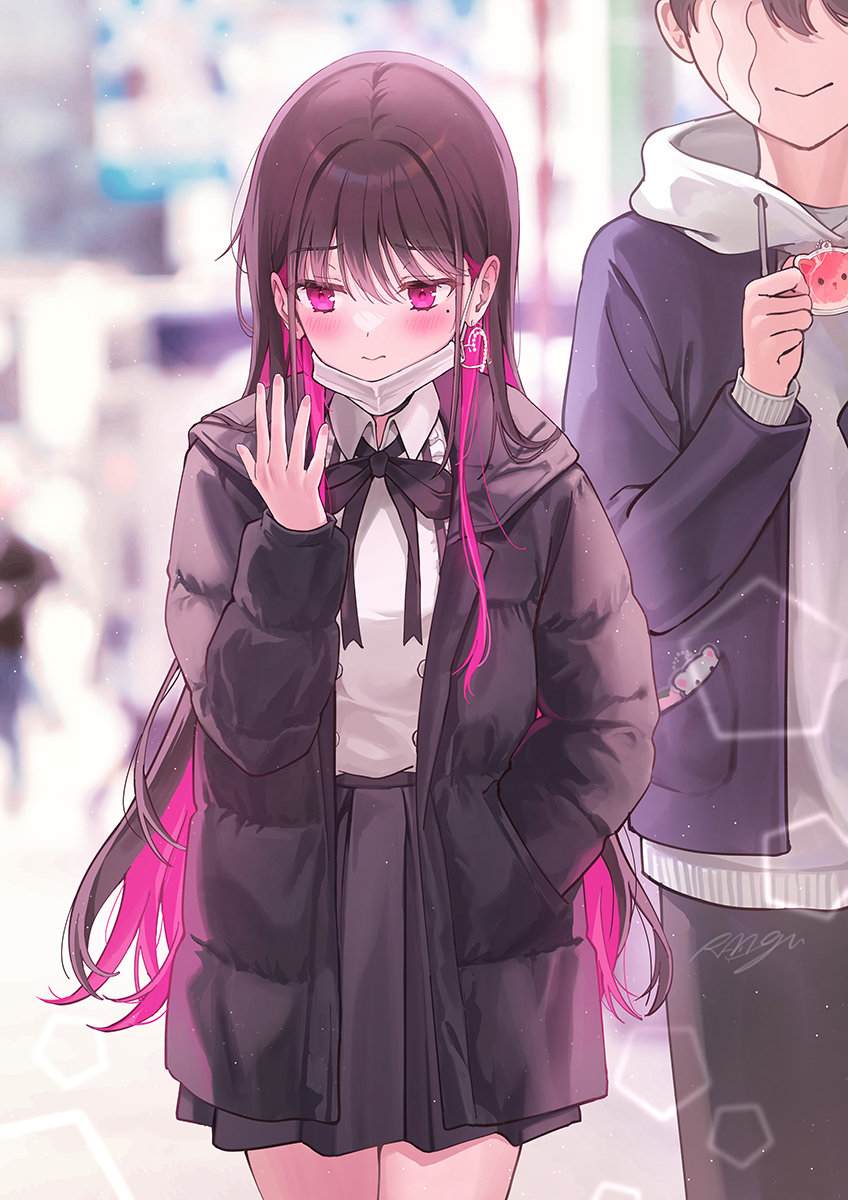 This is a pixiv picture whose title is 手…温かかったな….