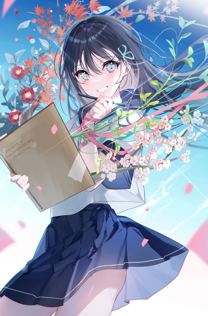 This is a pixiv picture whose title is 50. 🌈 届け！.