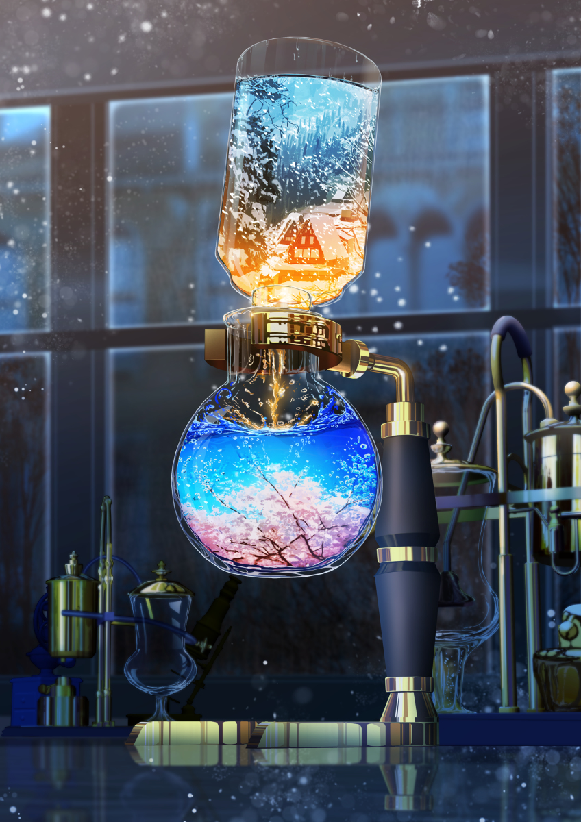 This is a pixiv picture whose title is 季節の交じり.