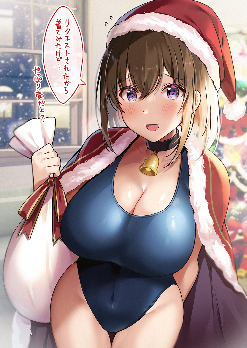 This is a pixiv picture whose title is 「…メリークリスマス？」.