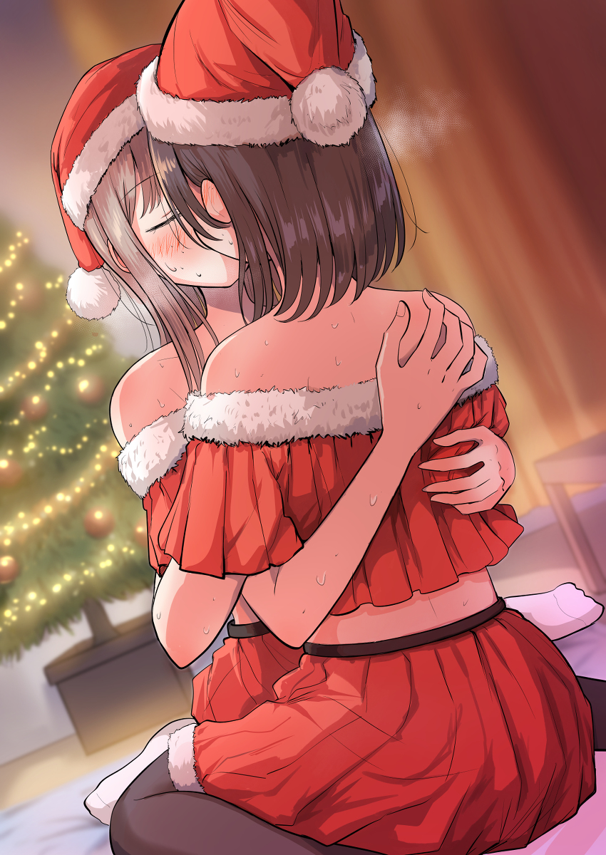 This is a pixiv picture whose title is くりすまちゅ.