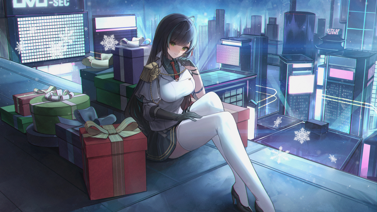 This is a pixiv picture whose title is クリスマスの凛夜.