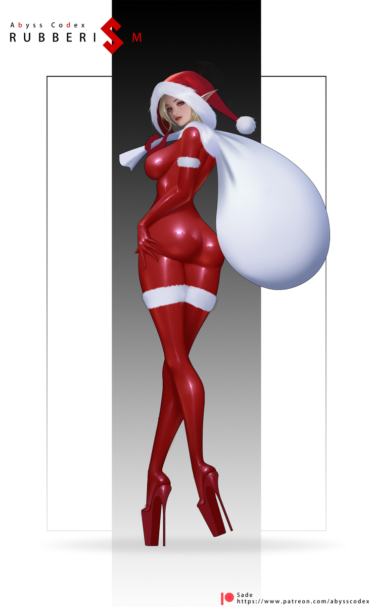 This is a pixiv picture whose title is Merry latex christmas.