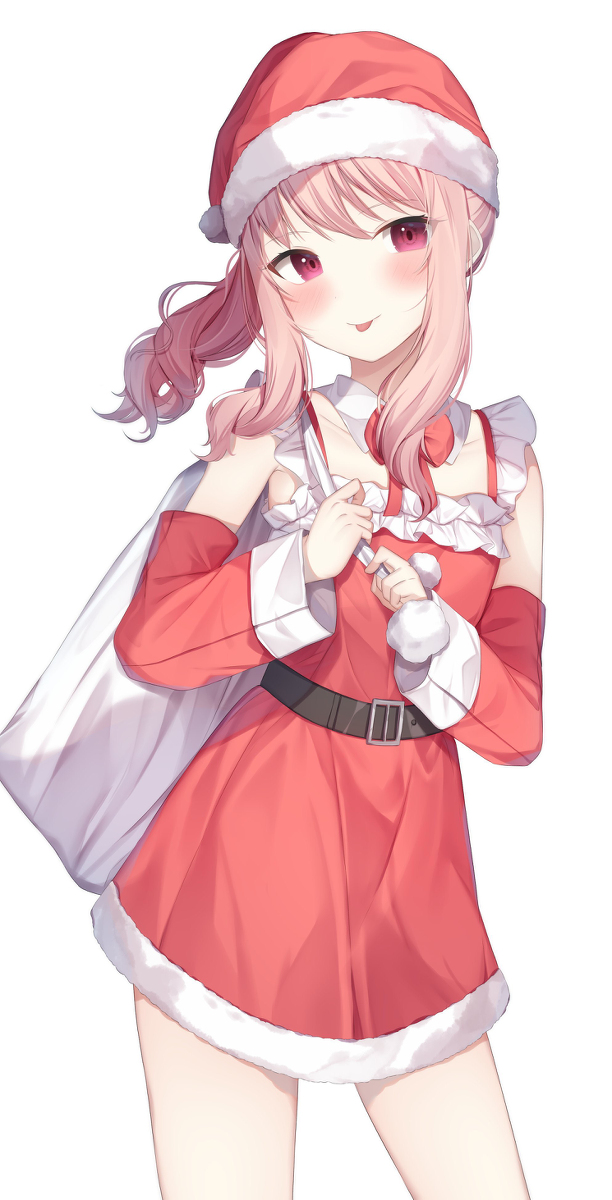 This is a pixiv picture whose title is ニーゴサンタコス.