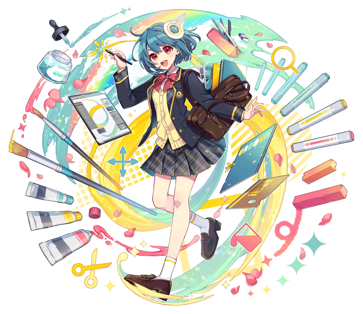 This is a pixiv picture whose title is パルミーちゃん.