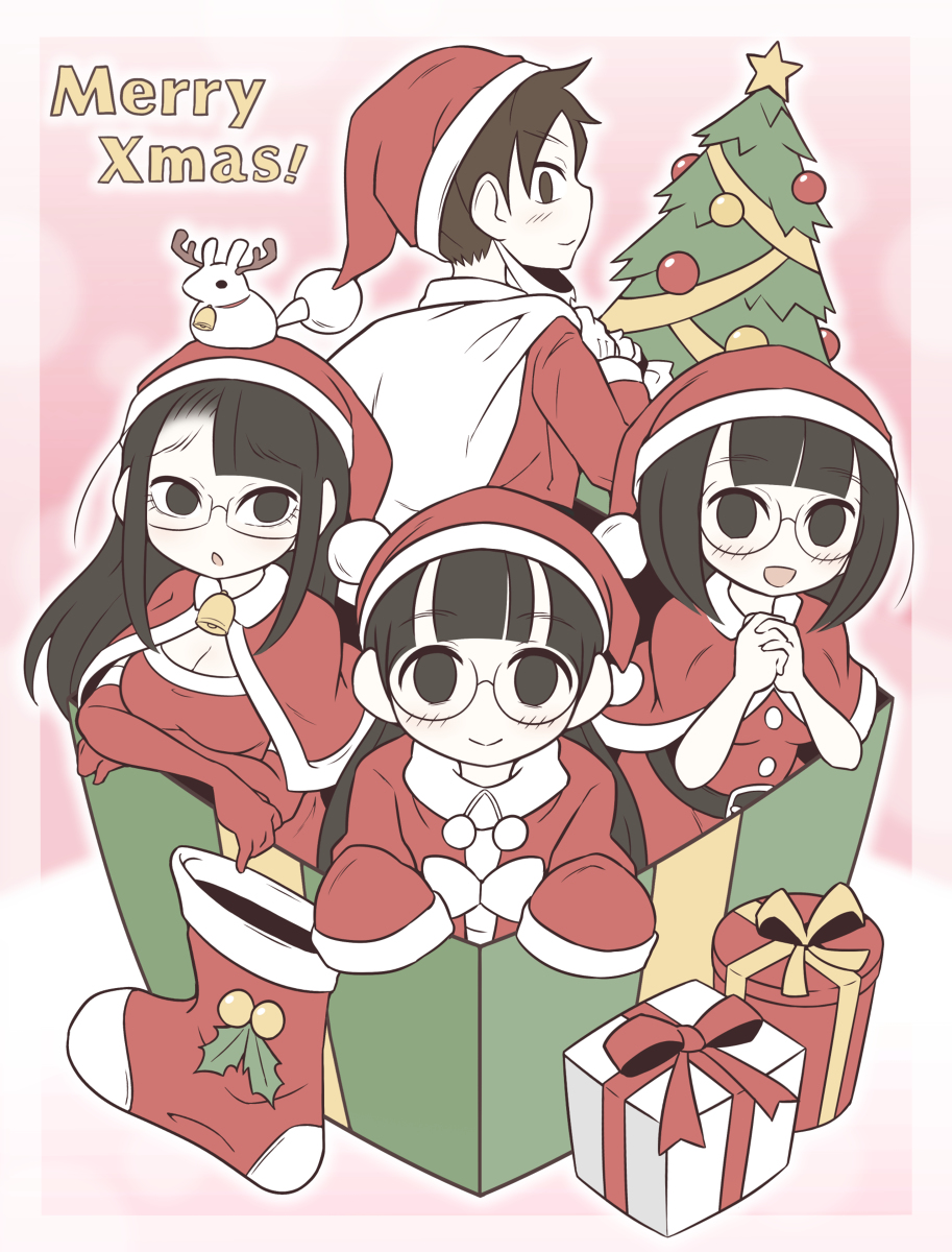 This is a pixiv picture whose title is プレゼントforYou美術部ガール🎁.