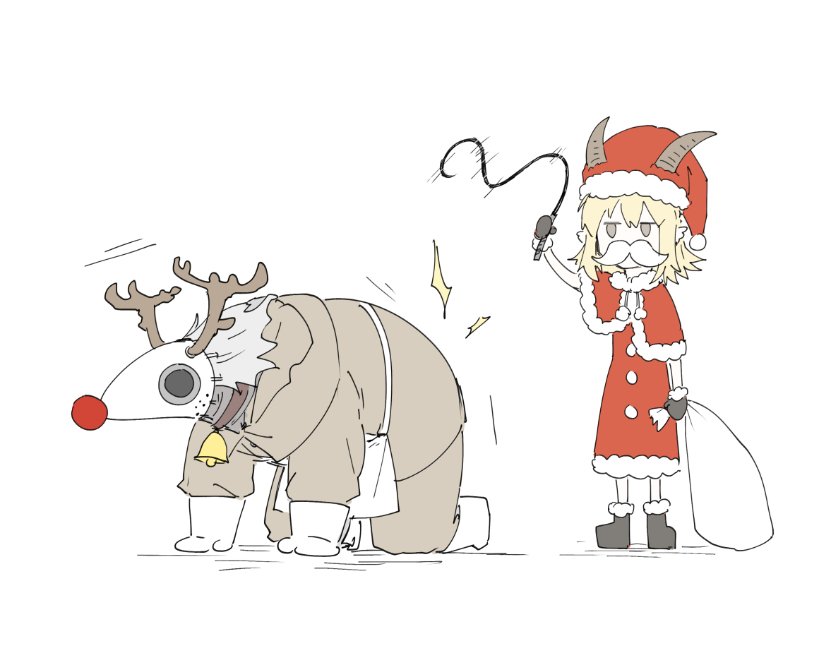 This is a pixiv picture whose title is 🎅.