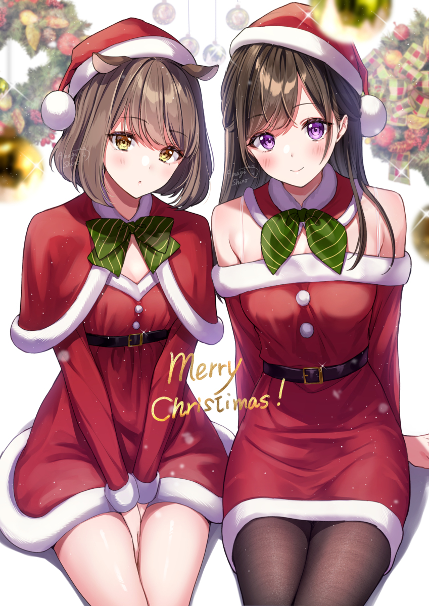 This is a pixiv picture whose title is 受付ちゃん日誌【35】🎄.