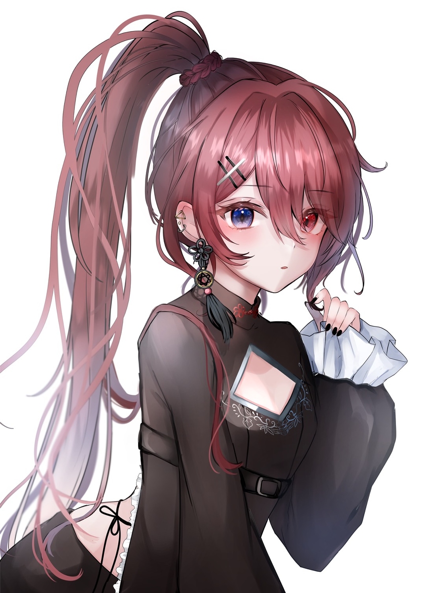 This is a pixiv picture whose title is 雲彗 くろん -Usui Kuron-.