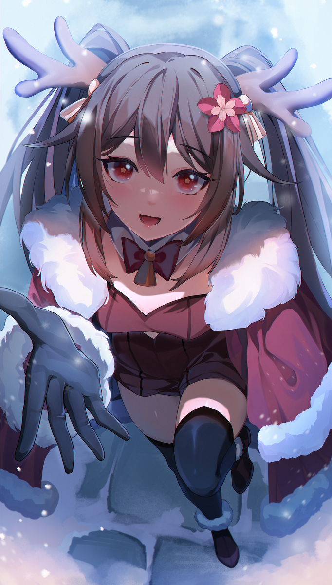 This is a pixiv picture whose title is 圣诞胡桃.