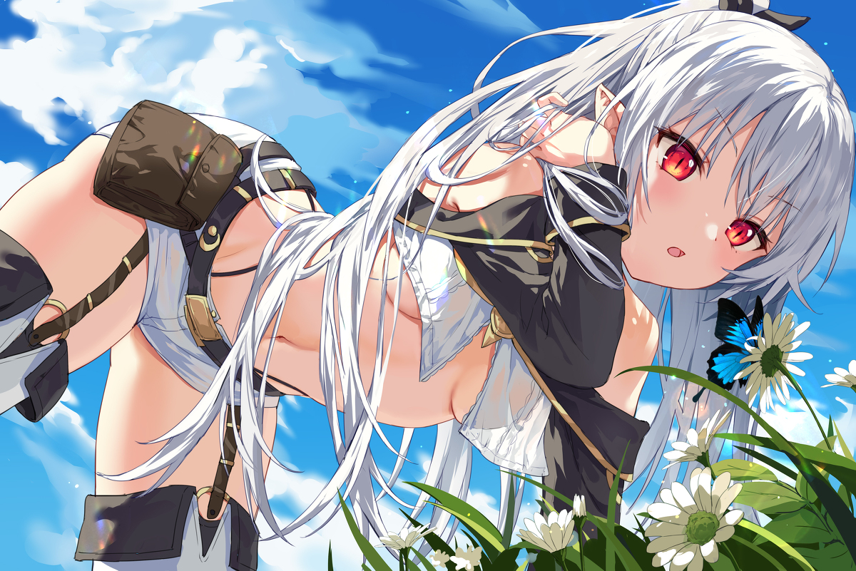 This is a pixiv picture whose title is cute girl.