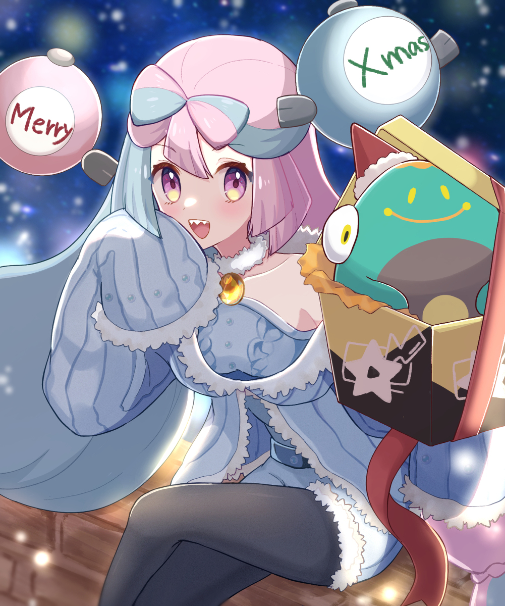 This is a pixiv picture whose title is 【SV】ナンジャモのメリークリスマス！.