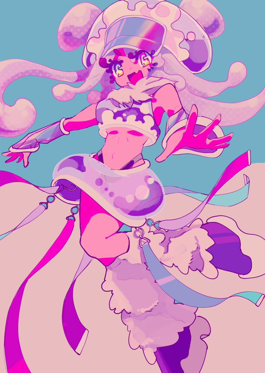 This is a pixiv picture whose title is Jellyfish Girl.