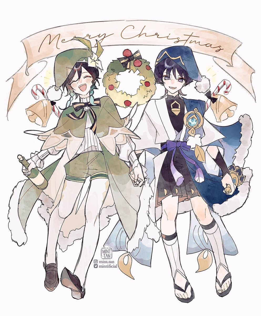 This is a pixiv picture whose title is Merry christmas~.